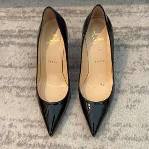 Christian Louboutin Black Patent Leather Pumps
